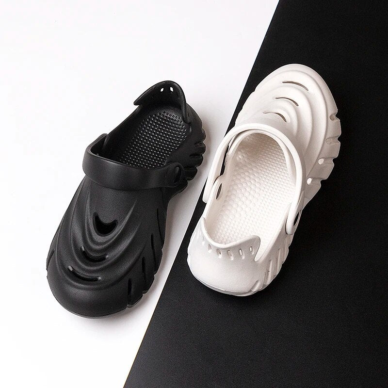 Breathable Hollow and Lightweight Clog Slippers -Unisex