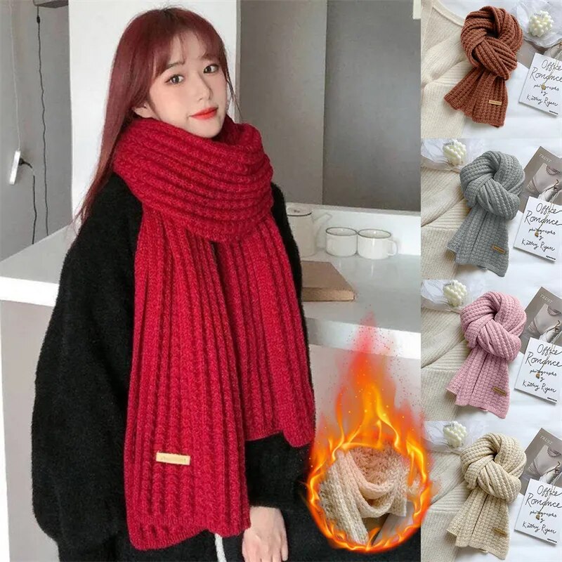 Premium Hand Knitted Thick Thermal  Extra long Scarf