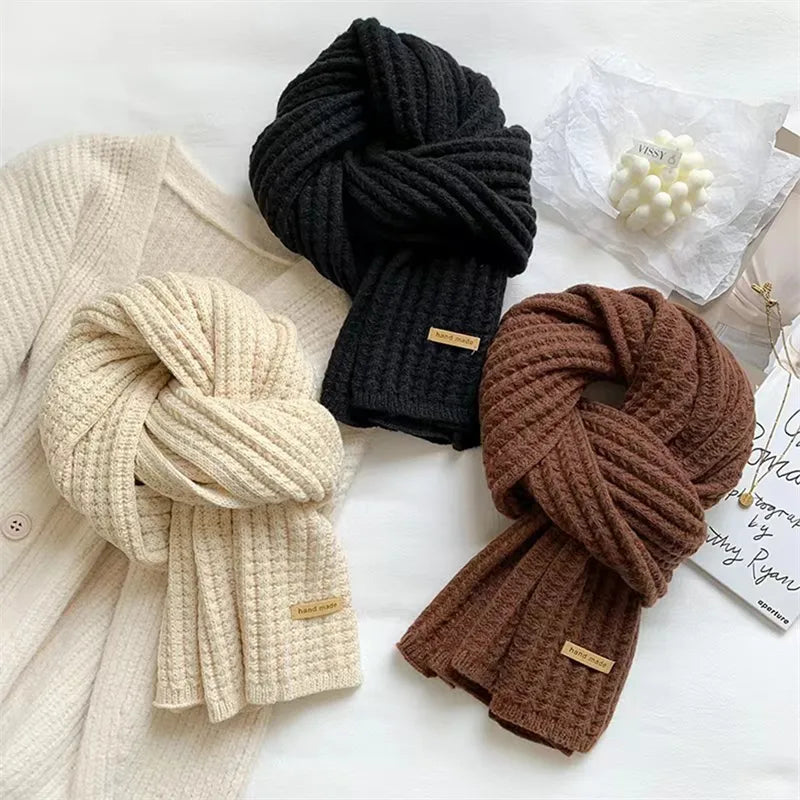 Premium Hand Knitted Thick Thermal  Extra long Scarf