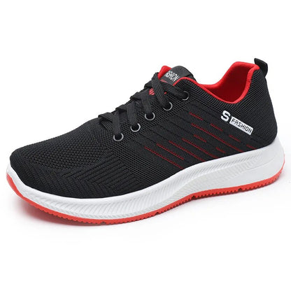 Men's Sports AirMesh Comfortable Sneakers with Thick Sole Platform