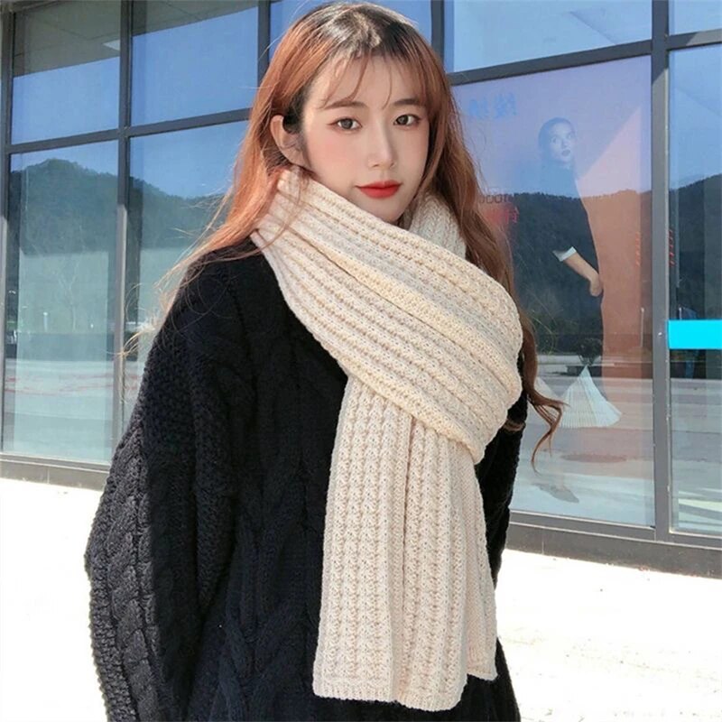 Premium Hand Knitted Thick Thermal  Extra long Scarf