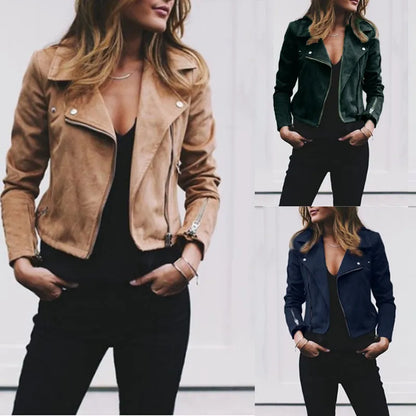 Women Classic Bomber Jacket Coat